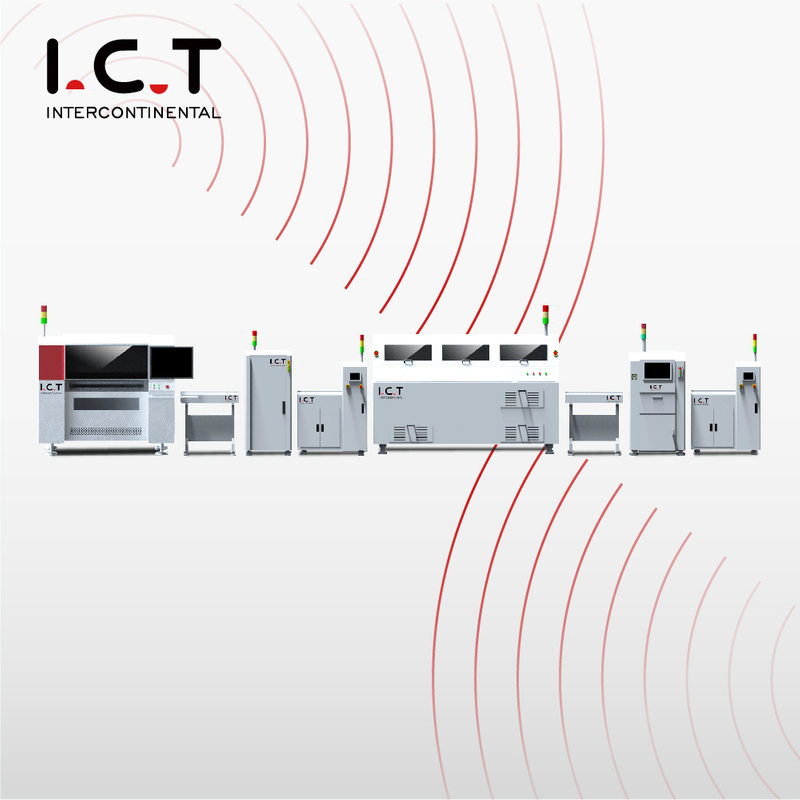 I.C.T |SMT gesamte Plug-in-LED-Anzeige für Smd-LED-Pulb-Montagelinienausrüstung