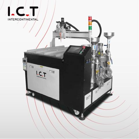 I.C.T |Halbautomatische Zweikomponenten-Vergussmaschine für Harzkleber und Epoxidharz