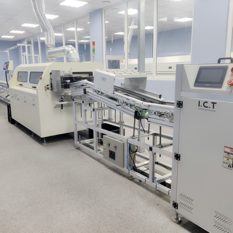 DIP-Wellenlötmaschine Mini halbautomatisch für Durchhaltetechnik PCB