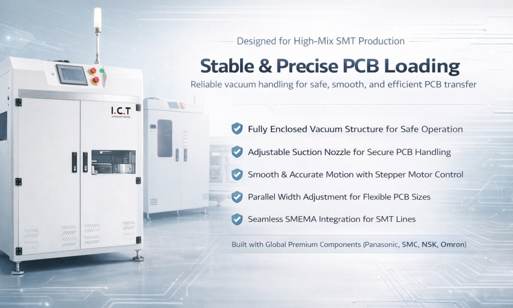 I.C.T PCB Magazin-Vakuumabsaugung Lader