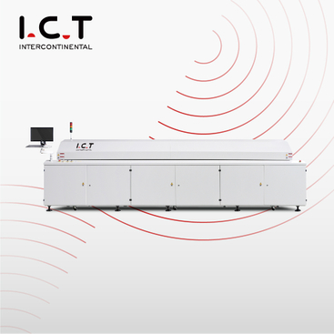 I.C.T-Lyra622N |Bleifreie SMD Reflow-Lötofenmaschine mit zwei Schienen