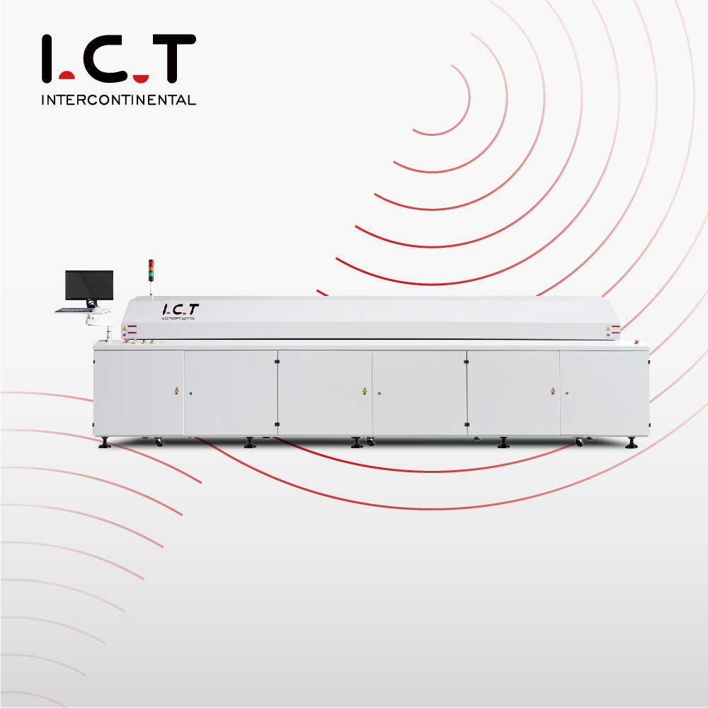 IKT |Hochwertige SMT-Maschine IR-Leiterplatten-Reflow-Ofen und Wellenlot