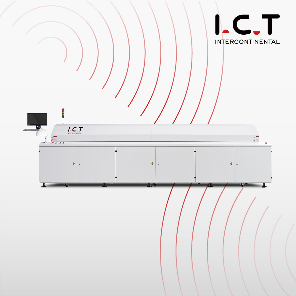 IKT |Bleifreie SMT-Reflow-Ofenmaschine mit Temperaturprüfung, Reflow-Lötofen SMT-Ausrüstung I Rison