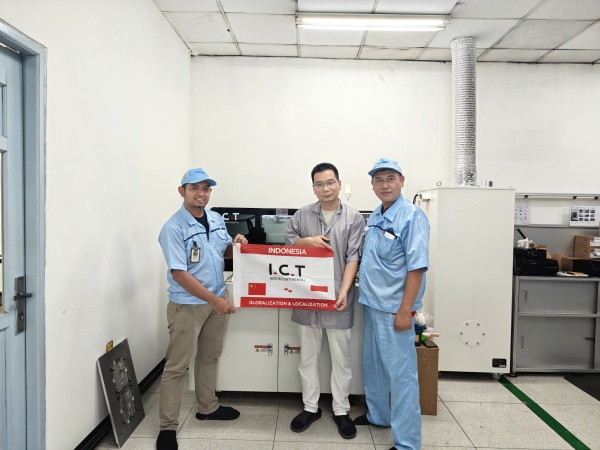 I.C.T Globale Unterstützung für EMS mit Depaneling -Maschine in Indonesien