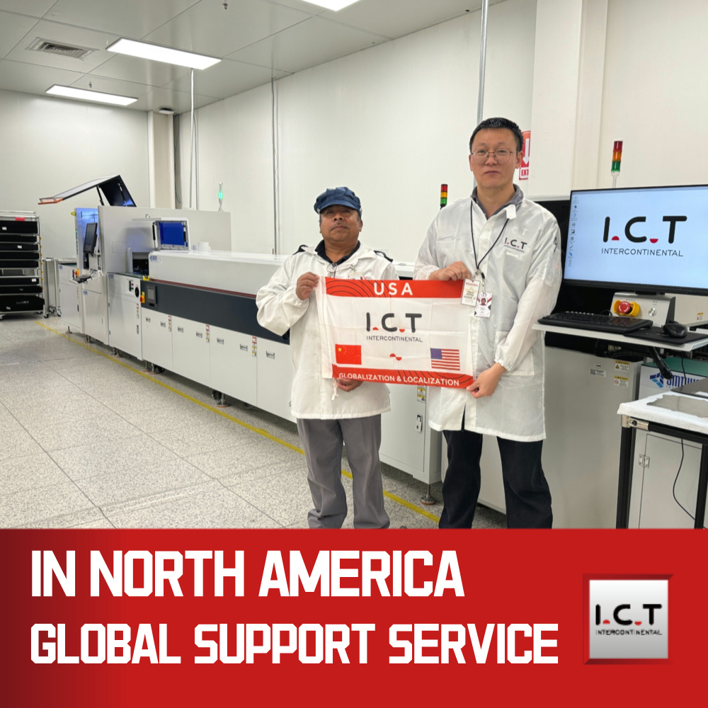 I.C.T | SMT Beschichtungssprüh- und Klebemaschine für PCB LED