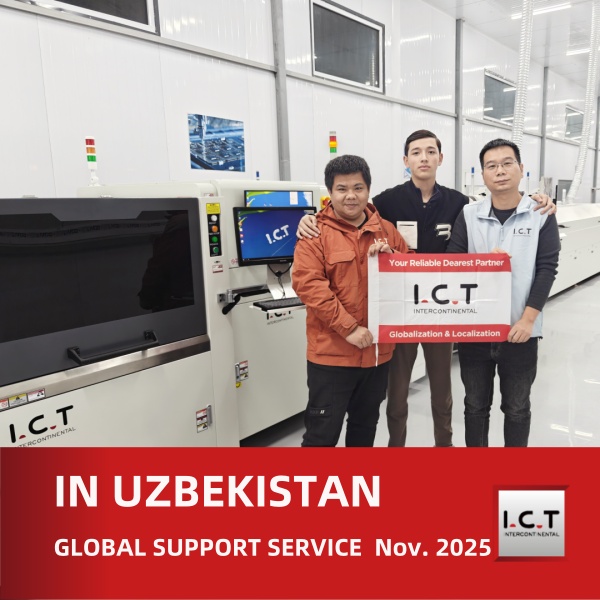 I.C.T liefert SMT und DIP-Linien für die PC-Motherboard-Herstellung in Usbekistan