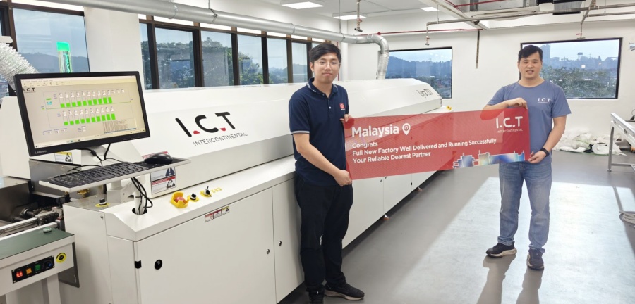 SMT und DIP-Leitungsinstallation und technischer Support in Malaysia