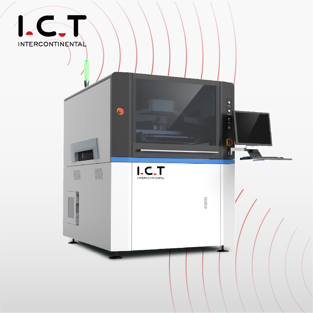 IKT |ict-4034 ully automatische SMT-PCB-Druckmaschine unterstützt rahmenlose Schablone