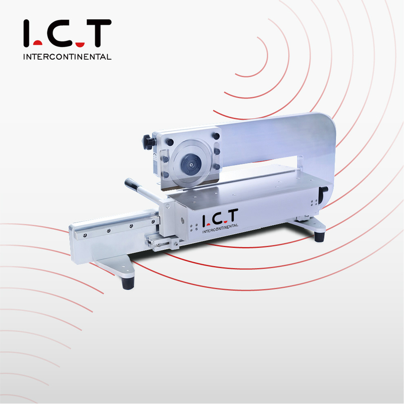 I.C.T |Halbautomatische PCB Plattenform-V-Schnittmaschine