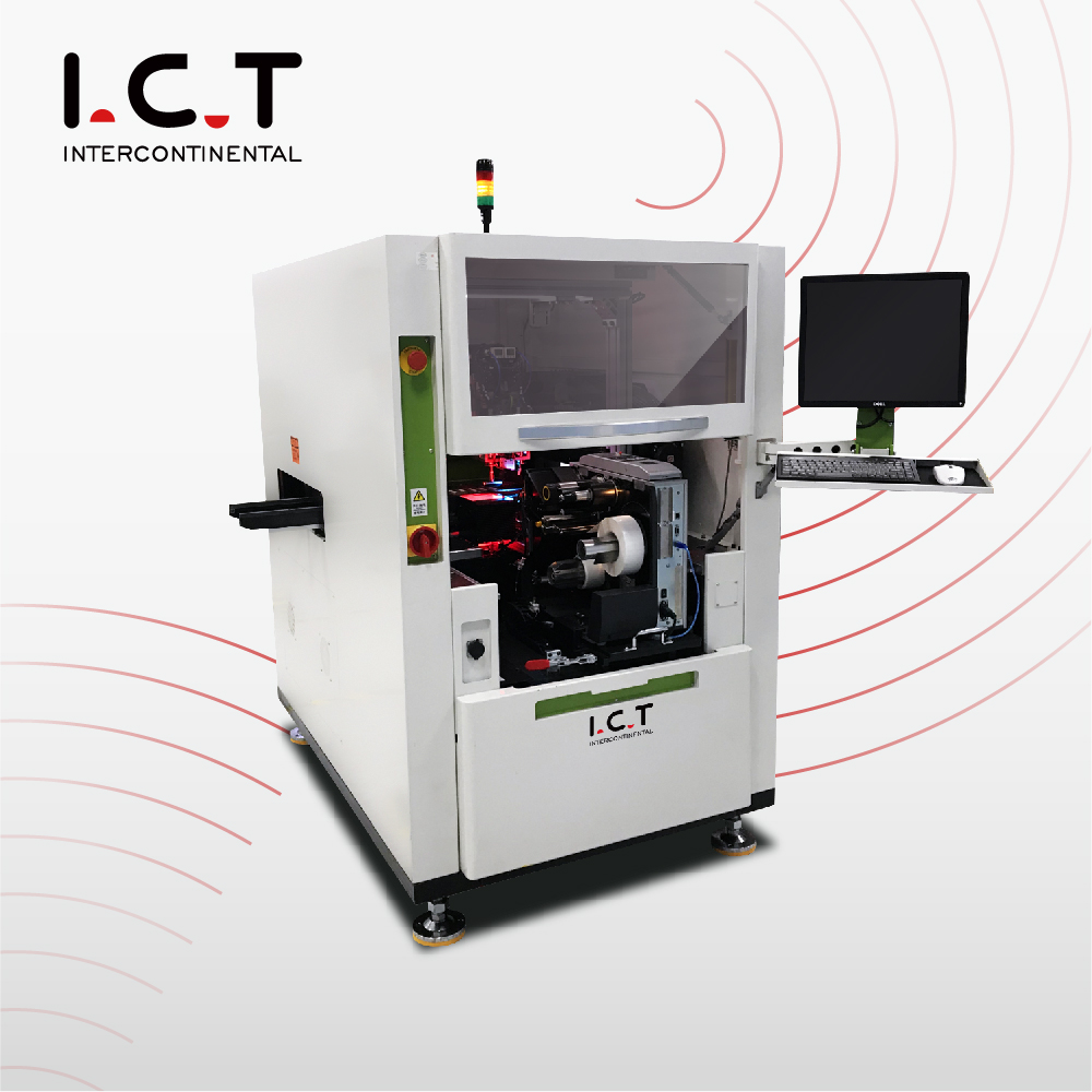 I.C.T | 4 Köpfe Multifunktion SMT Automatische Übertragungskennzeichnung Platzierungsmaschine