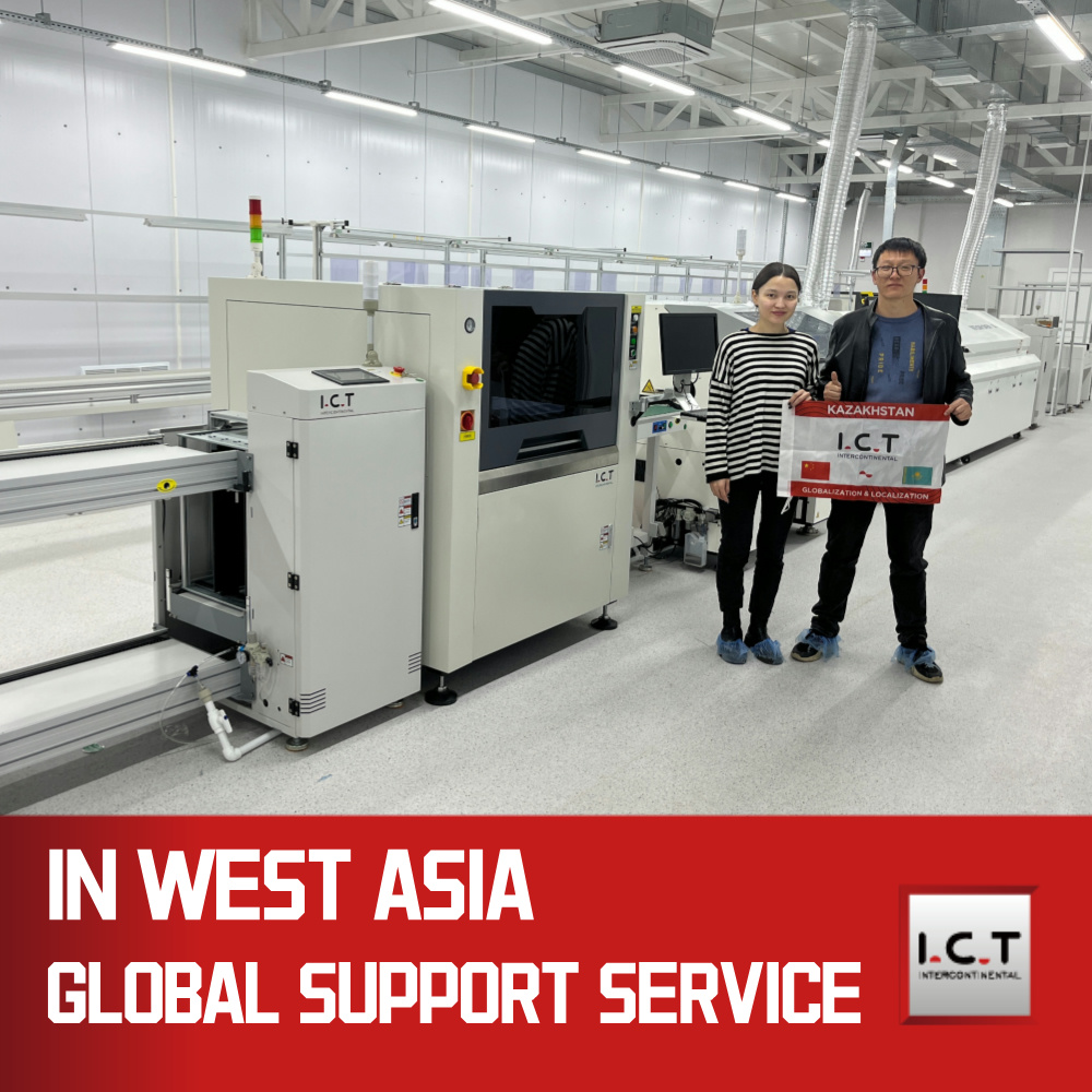 I.C.T-5134 | Online vollautomatischer Lotpastendrucker SMT Maschine für LED