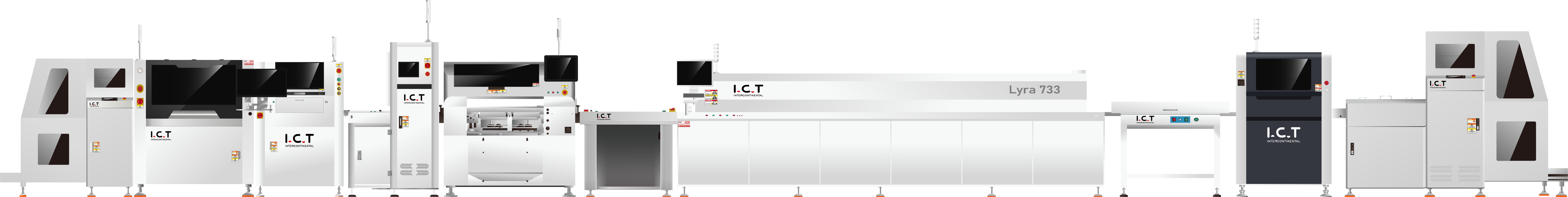 I.C.T SMT Linie+AOI +SPI