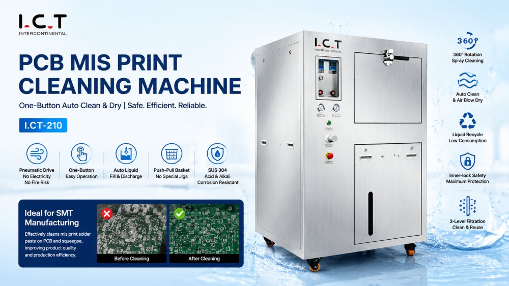 PCB MIS -Druckenreinigungsmaschine