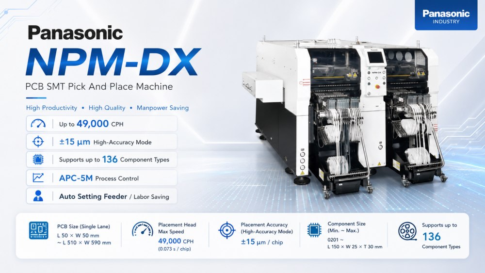 NPM-DX Panasonic PCB SMT Pick and Place-Maschine